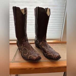 Men’s Python Cowboy Boots - Los Altos